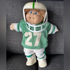 Vintage cabbage patch football player
